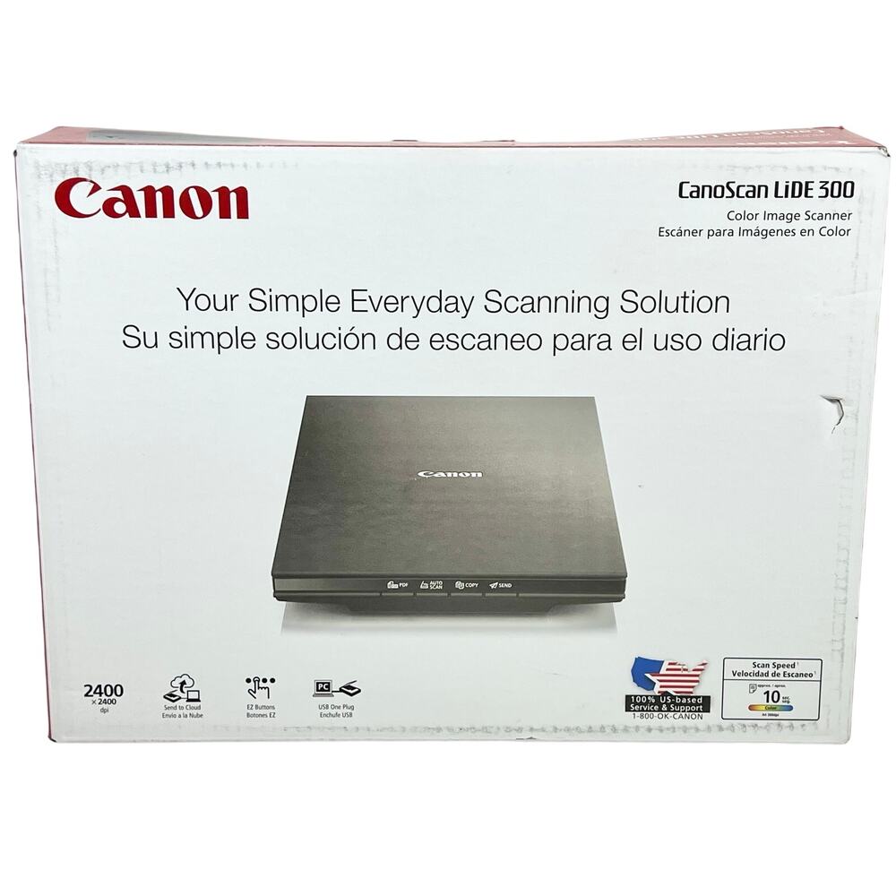 Canon CanoScan LiDE 300 Color Image Flatbed Scanner 2400 x 2400 DPI